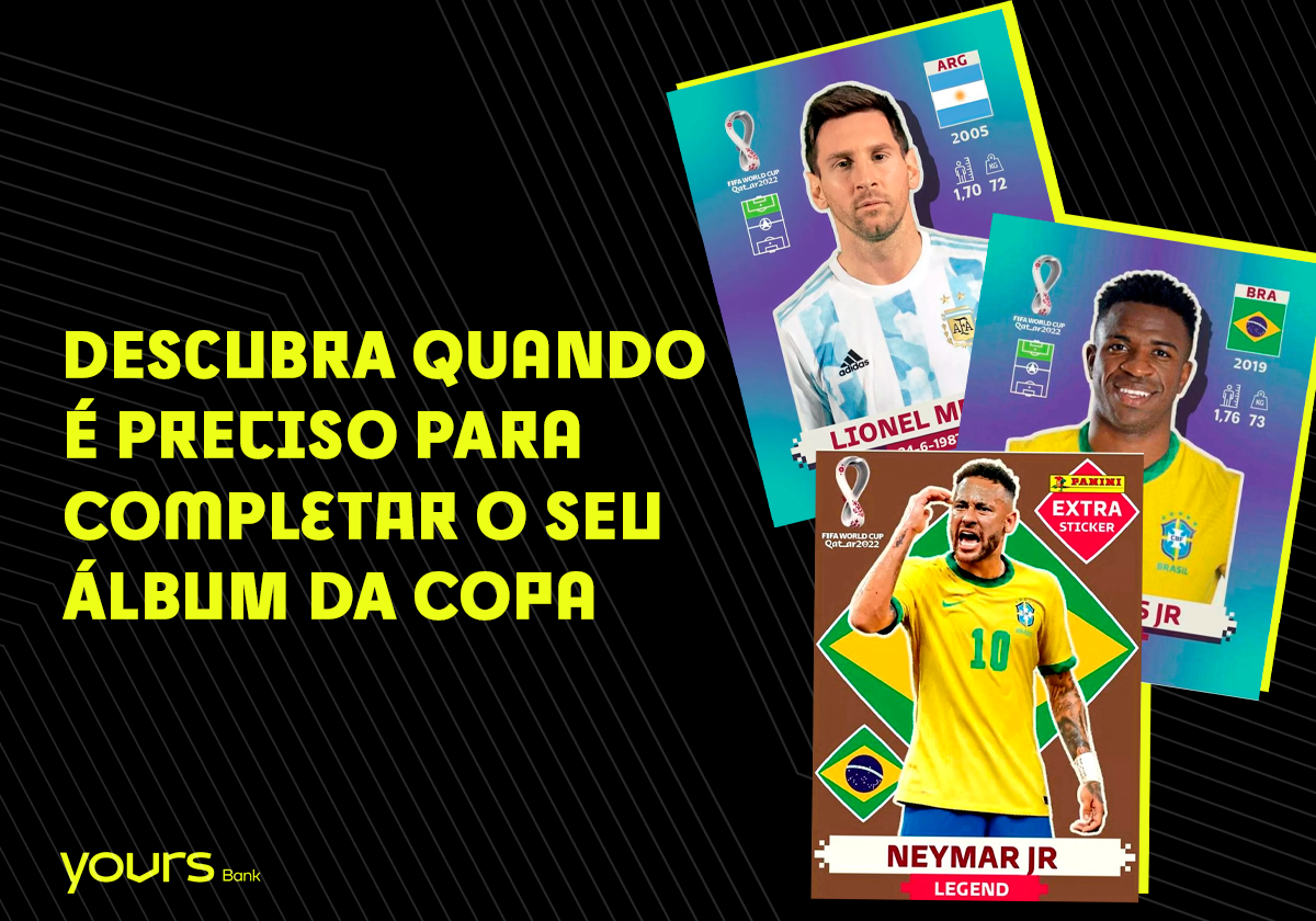 Figurinhas da Copa: Figurinhas da Copa custam menos no Brasil que